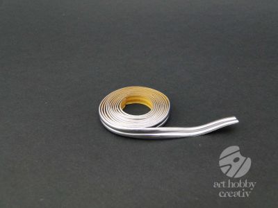 Banda plumb - argintiu - 3mmx2m